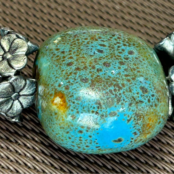 #88 Vintage One Of A Kind Necklace, Unique Jasper,Carnelian,Larimar,Turquoise! - Picture 9 of 12